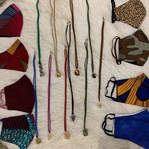 Necklaces and mask